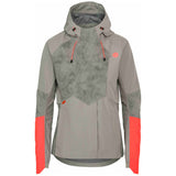 Women Commuter Tech Rain Jacket Hi-vis Red & Reflection