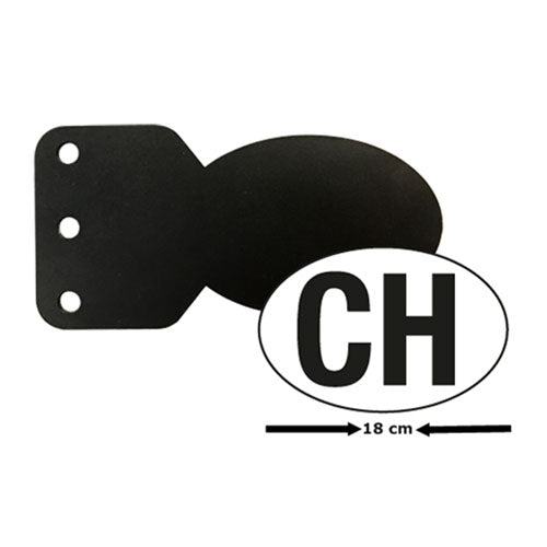 Halter für CH Aufkleber gross