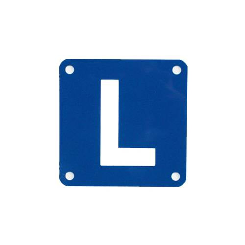 Lernfahrschild Motorrad Aluminium