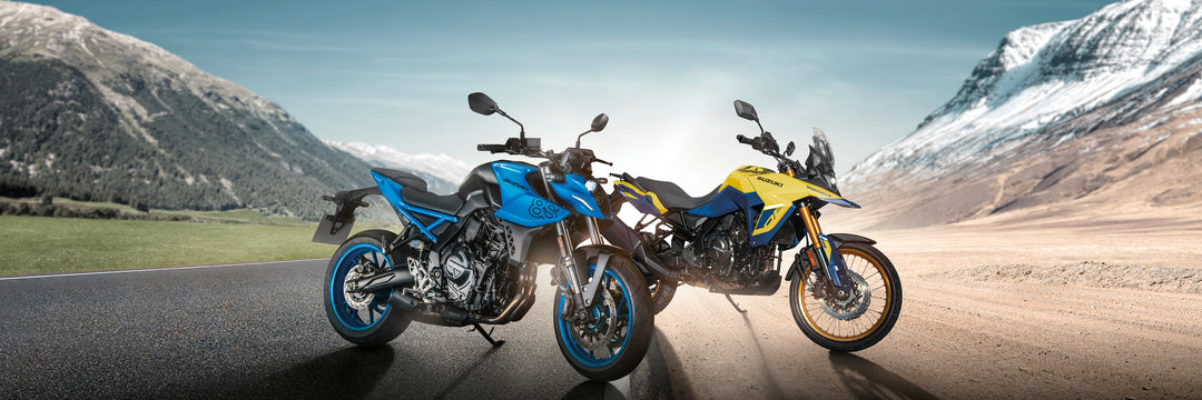 SUZUKI GSX-S8 und V-STROM 800DE