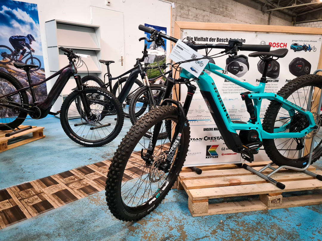 E-Bike-Ausstellung auf 300m2 - Garage Allemann AG Blog - Garage/Velos-Motos Allemann