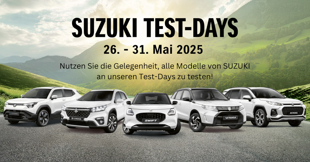 SUZUKI Test-Days  26.-31. Mai 2025