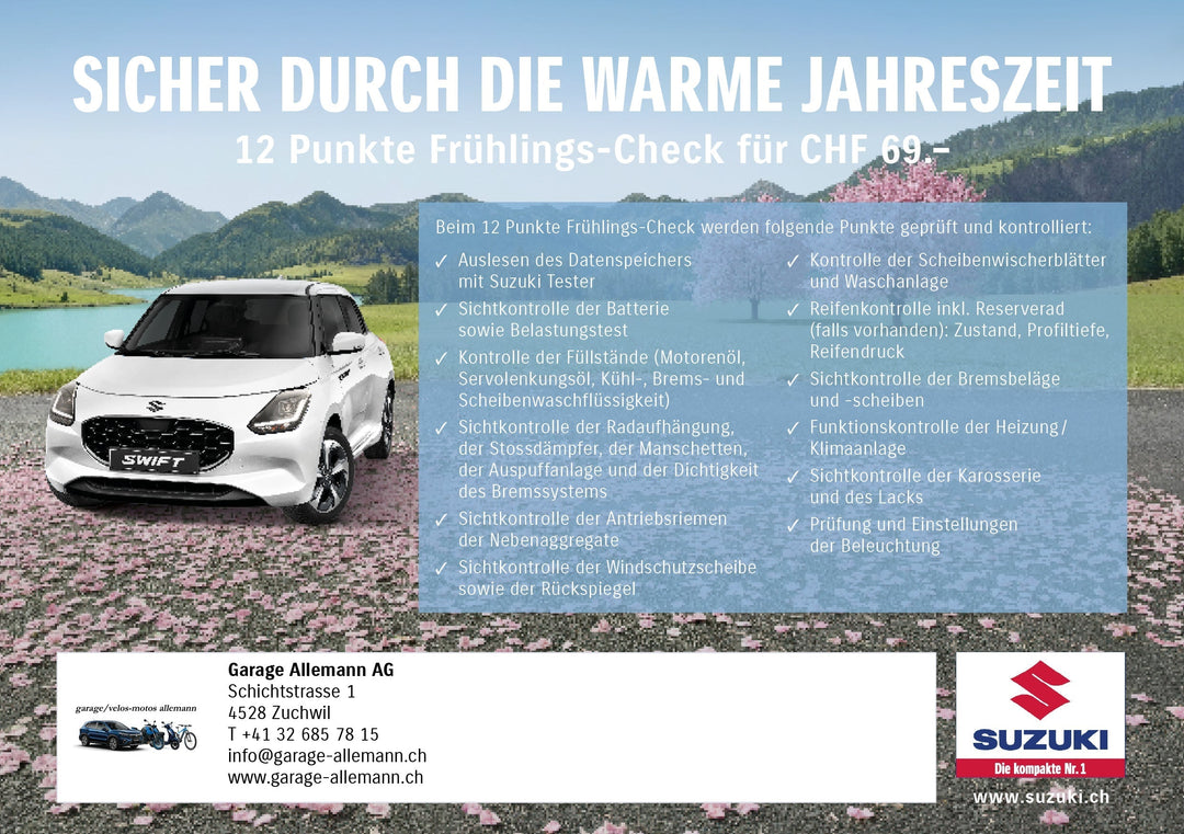 Sicher durch die warme Jahreszeit – warum sich ein Frühlings-Check lohnt