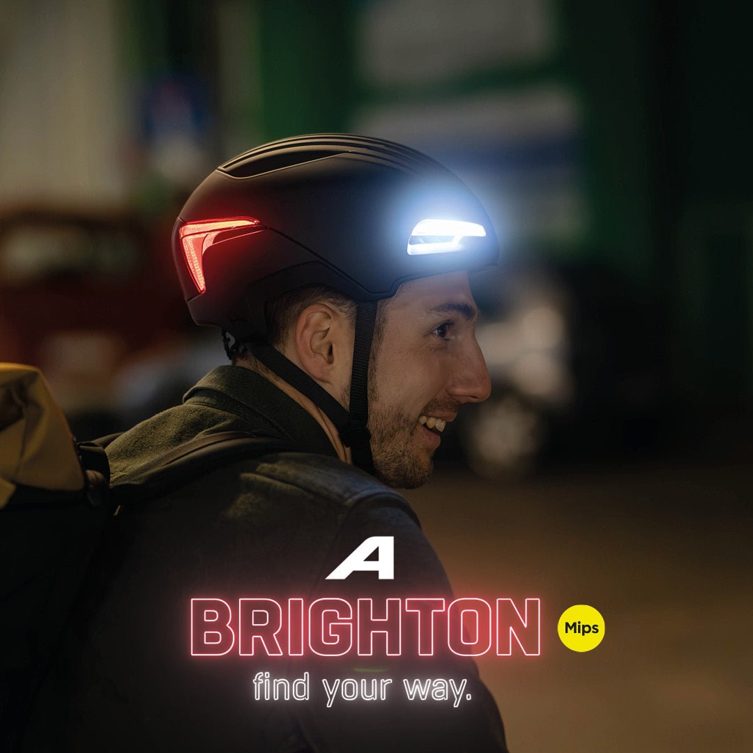 ALPINA BRIGHTON - der Helm mit Bremslicht - Garage/Velos-Motos Allemann