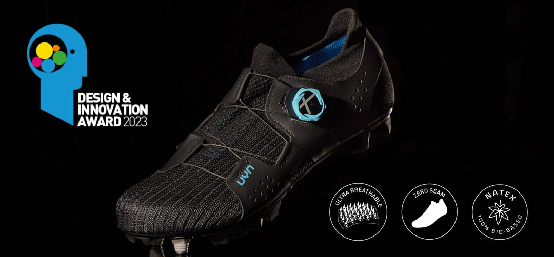 UYN Naked MTB-Schuhe gewinnen Design- & Innovationspreis 2023 - Garage/Velos-Motos Allemann