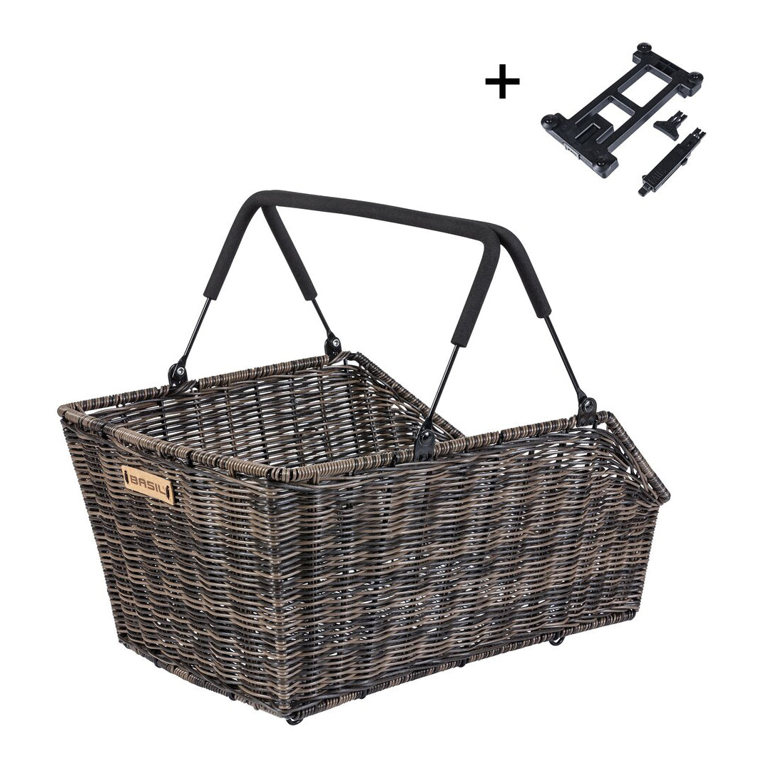 Cento Rattan Look MIK Fahrradkorb hinten