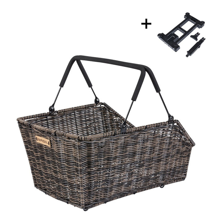 Cento Rattan Look MIK Fahrradkorb hinten