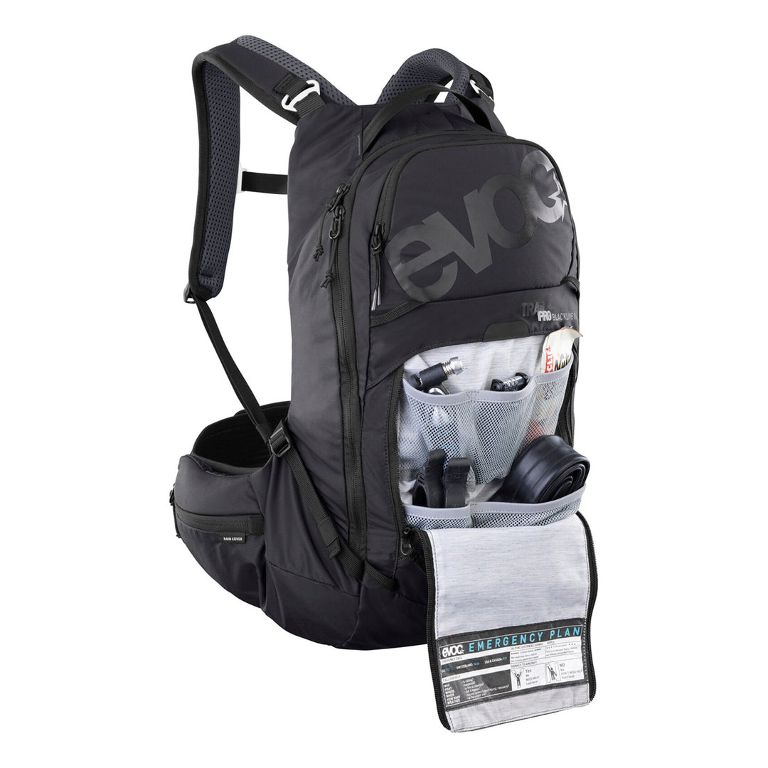 Evoc - Trail Pro 16L Blackline Backpack - Garage/Velos-Motos Allemann (Bild 4)