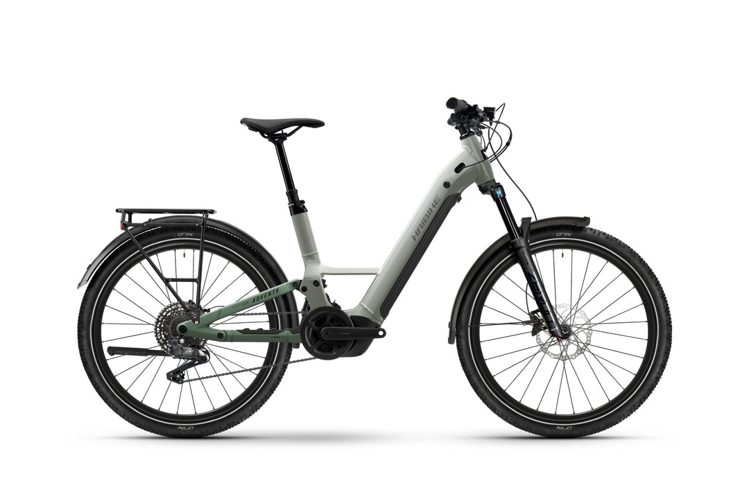 Haibike Adventr 4 Low grey/bamboo green matt/glänzend
