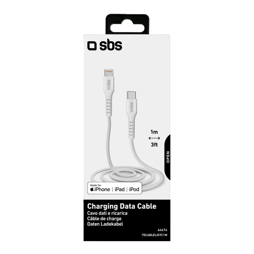 Kabel, Lightning auf USB-Typ C, 1 m