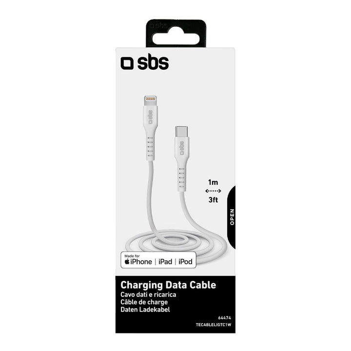 Kabel, Lightning auf USB-Typ C, 1 m