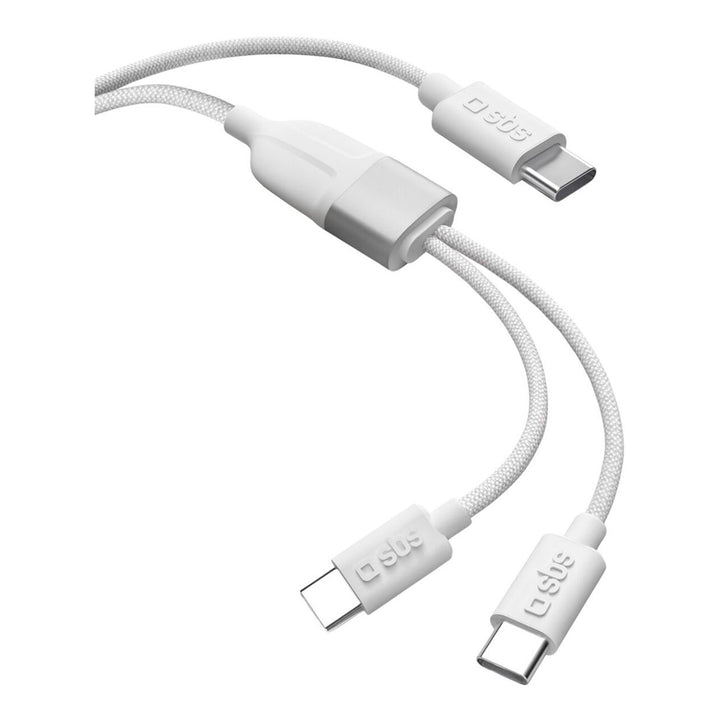 Kabel USB-Typ C auf 2x USB-Typ C, 60 W, 1.5 m