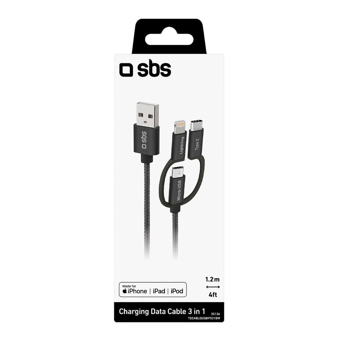 Ladekabel 3in1, 1.2 m