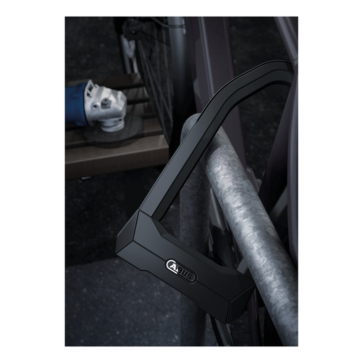 Abus Bügelschloss Granit Super Extreme 2500 165x230 mit Halter USH2500 black