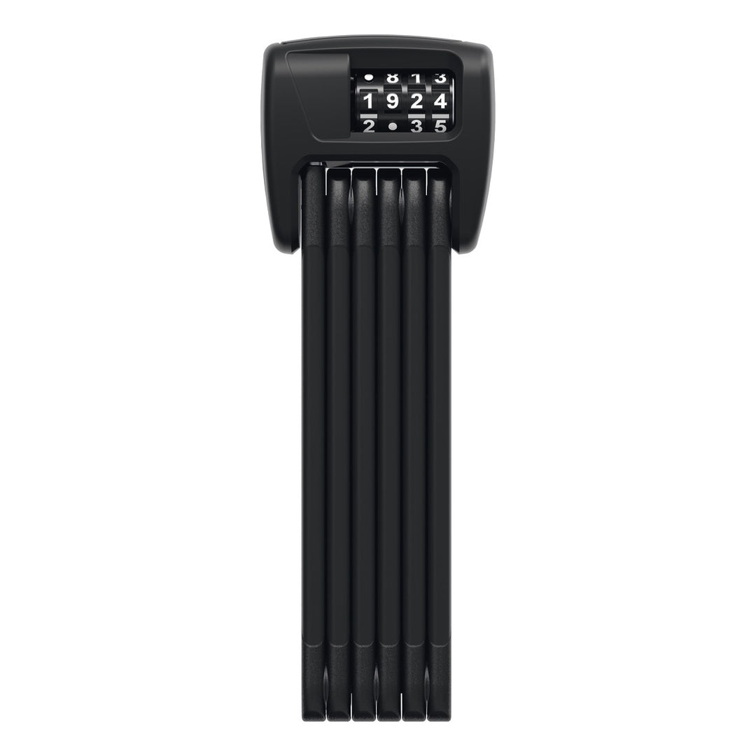 Abus Faltschloss Bordo Combo 6000C/90 LED Code mit Halter SH 6000/90 schwarz