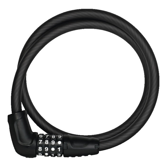 Abus Kabelschloss Numerino 5410C/85 Code ohne Halter black