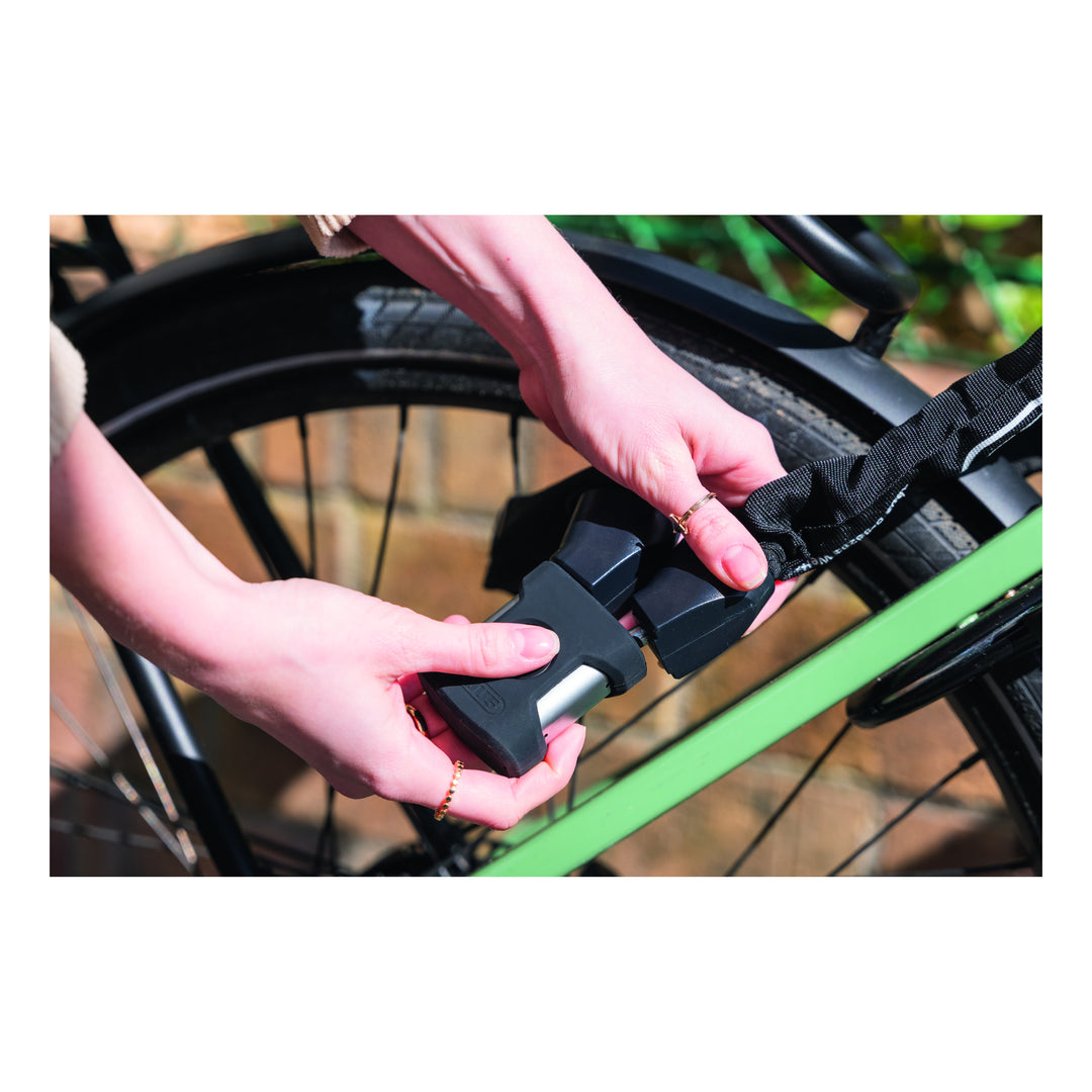 Abus Kettenschloss Yardo 7807F/110 Fingerprint ohne Halter schwarz