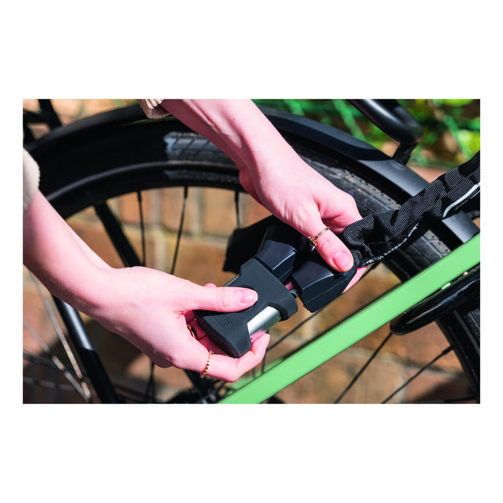 Abus Kettenschloss Yardo 7807F/110 Fingerprint ohne Halter schwarz