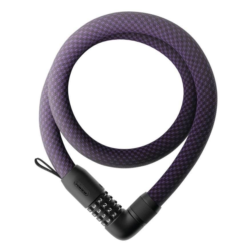 Abus Kettenschloss Yarnit 4004C/110 Code ohne Halter dunkelviolett midnight violett