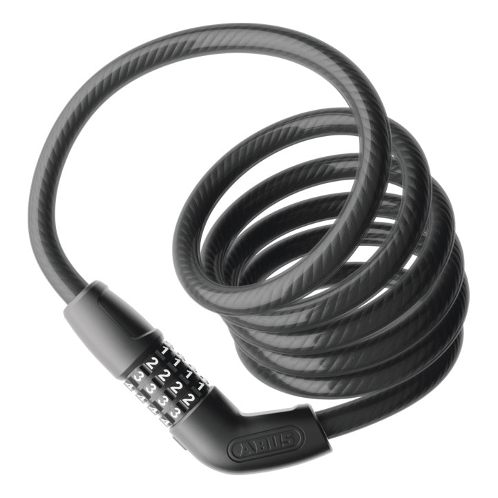 Abus Spiralkabelschloss Helix 4512C/180 Code ohne Halter schwarz