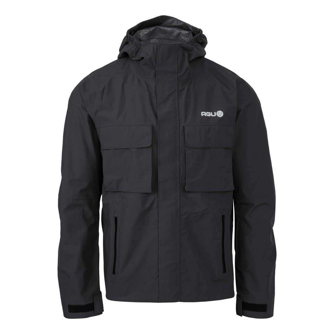 AGU City Cruiser Rain Jacket Urban Outdoor schwarz
