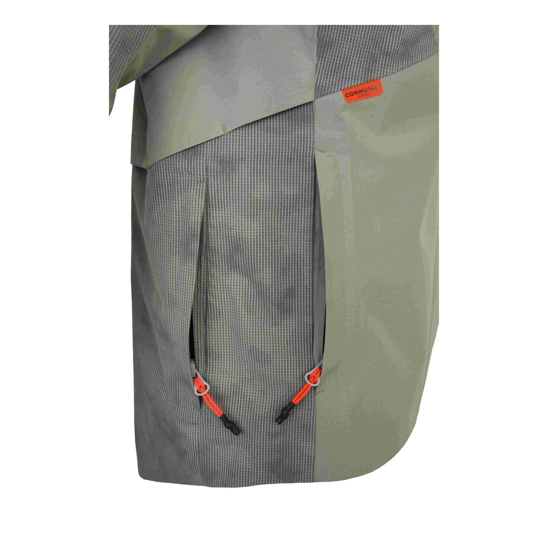 Commuter Tech Rain Jacket Hi-vis Red & Reflection