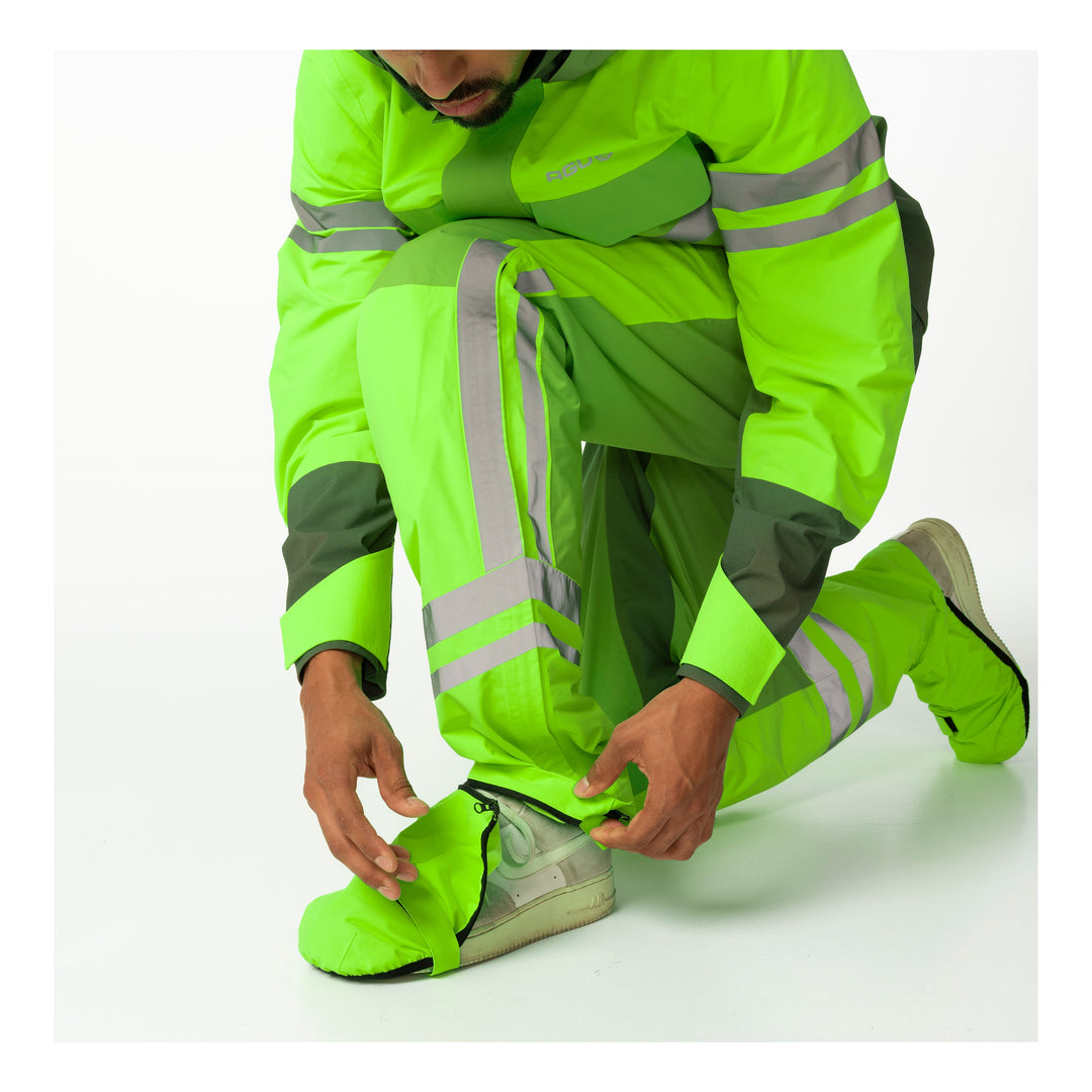 AGU Impact Rain Pants Commuter hi-vis neon grün