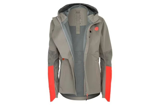 Women Commuter Tech Rain Jacket Hi-vis Red & Reflection