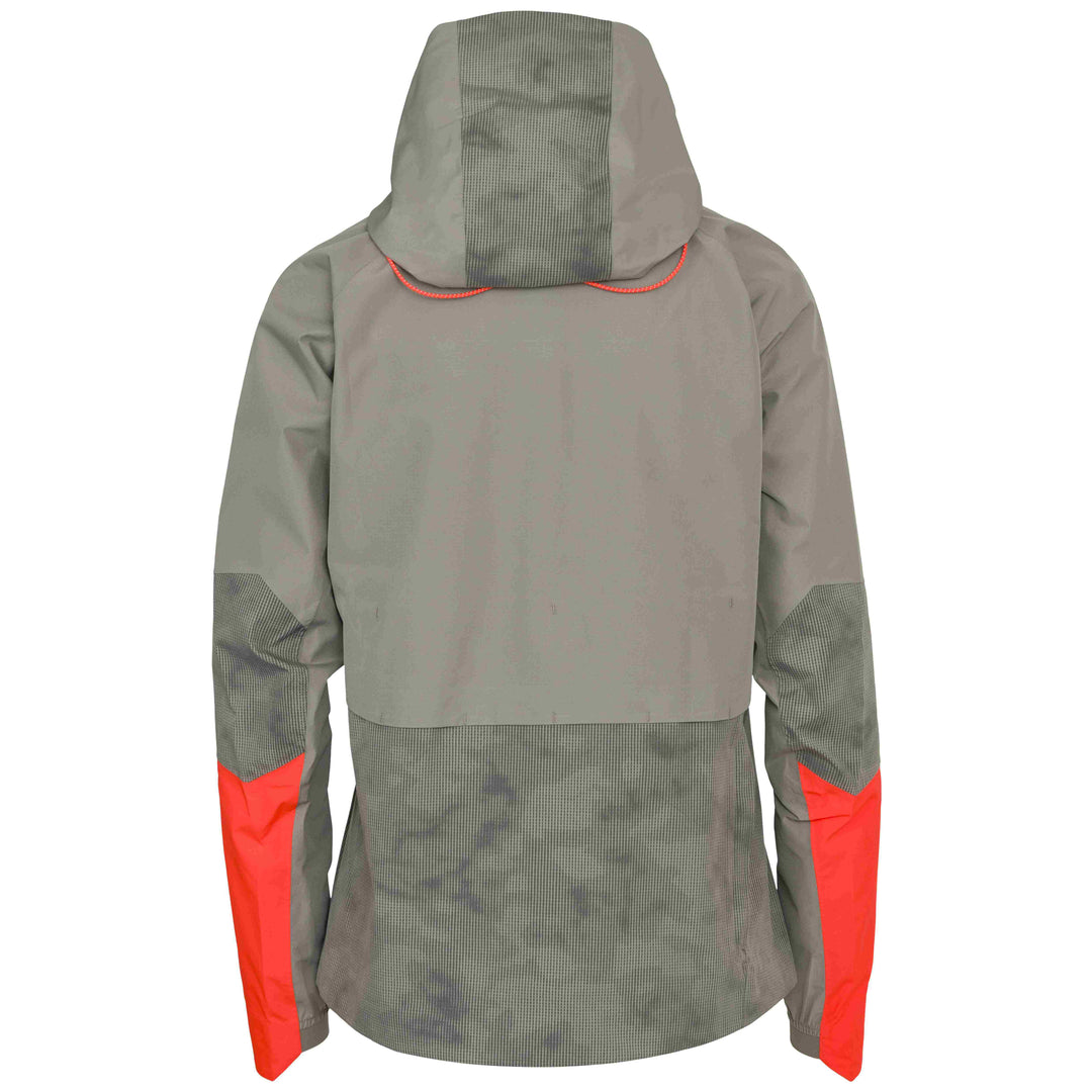Women Commuter Tech Rain Jacket Hi-vis Red & Reflection