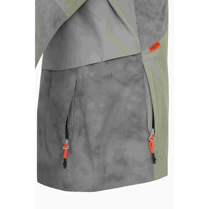 Women Commuter Tech Rain Jacket Hi-vis Red & Reflection