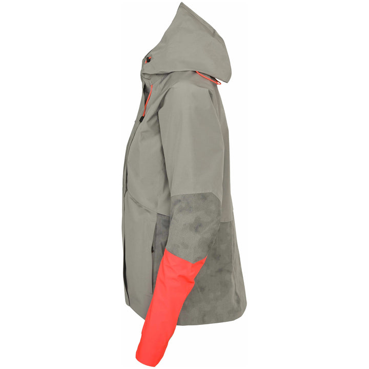 Women Commuter Tech Rain Jacket Hi-vis Red & Reflection