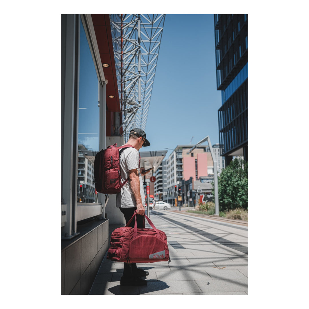 Albek Skytrail 51 Duffel burgundy dunkelrot