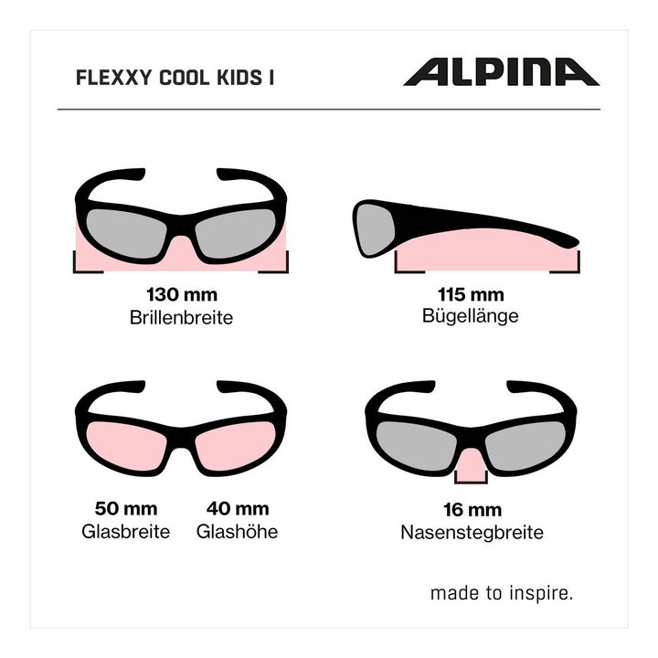 Alpina FLEXXY COOL KIDS I pink-rose/schwarz