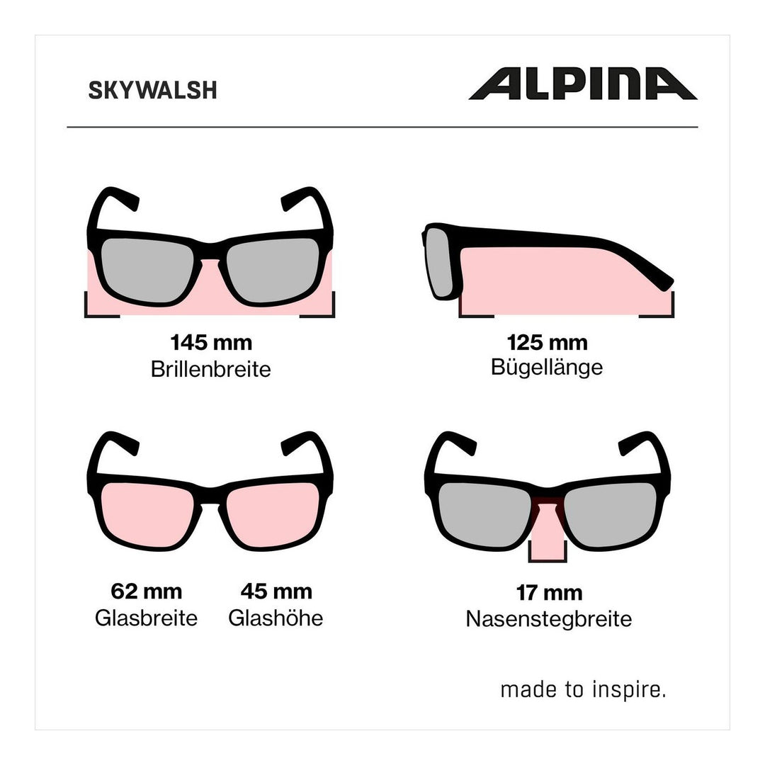 Alpina SKYWALSH black matt/CERAMIC mirror black