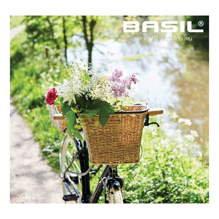 Bremen Rattan Look KF Fahrradkorb vorne