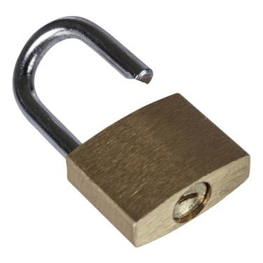Basil MIK STUDS Lock-Pin (Verschluss-Stift) mit Vorhängeschloss silber