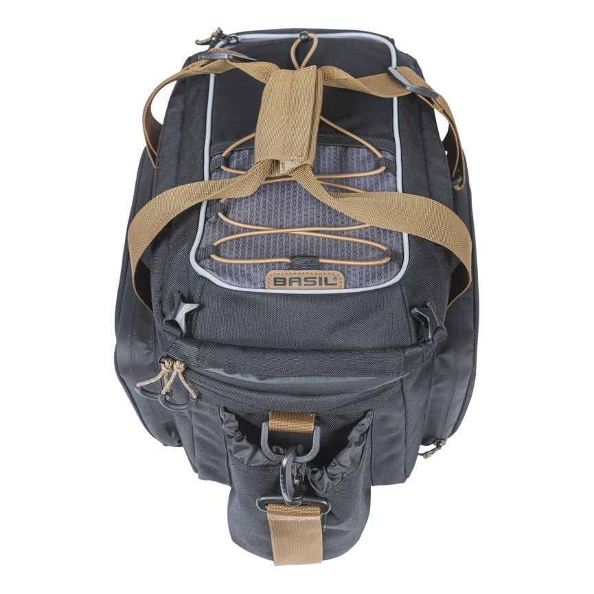 Basil Miles Gepäckträgertasche XL Pro MIK 9-36L schwarz grau