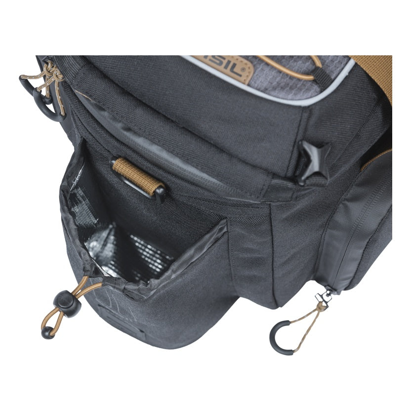 Basil Miles Gepäckträgertasche XL Pro MIK 9-36L schwarz grau