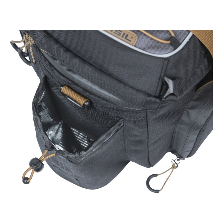 Basil Miles Gepäckträgertasche XL Pro MIK 9-36L schwarz grau