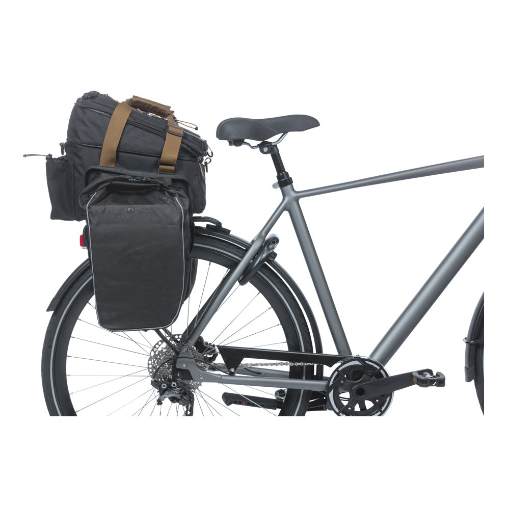 Basil Miles Gepäckträgertasche XL Pro MIK 9-36L schwarz grau