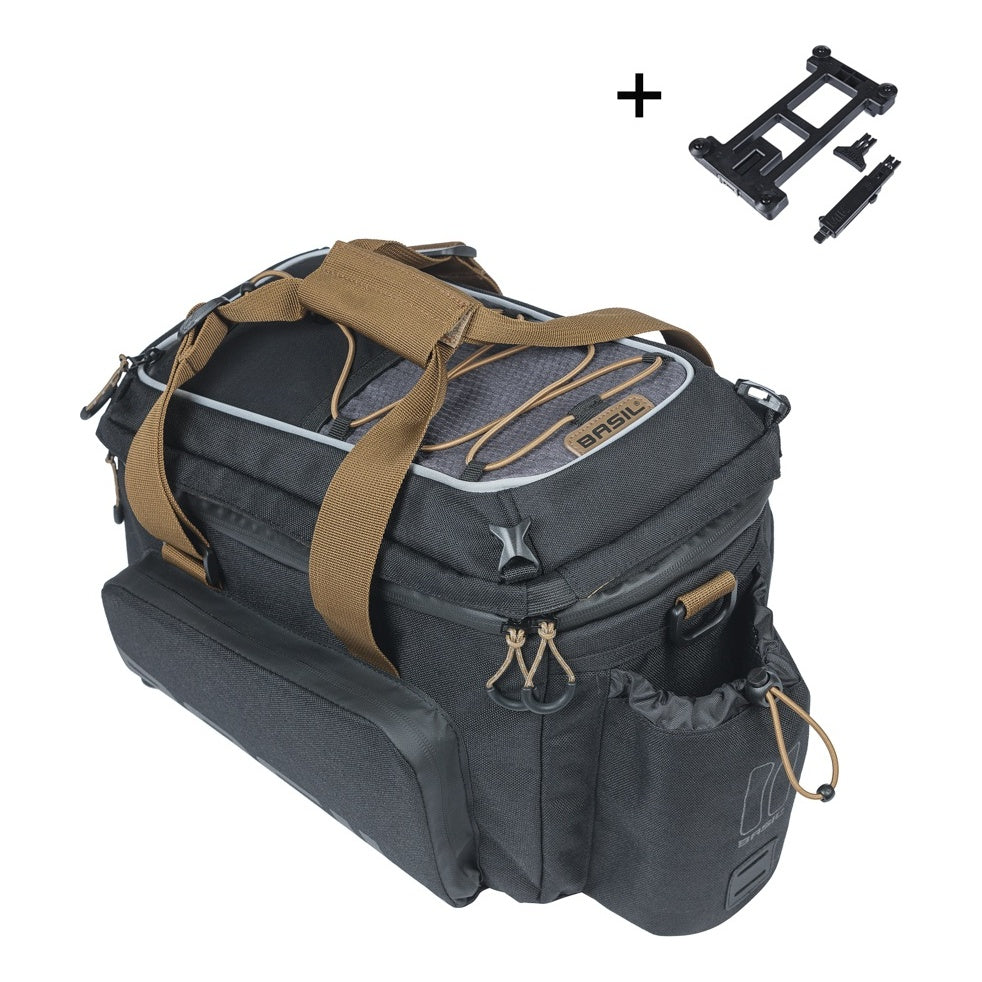 Basil Miles Gepäckträgertasche XL Pro MIK 9-36L schwarz grau