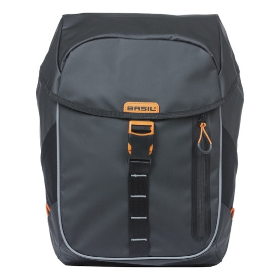 Basil Miles Tarpaulin Fahrradrucksack 17L schwarz/orange