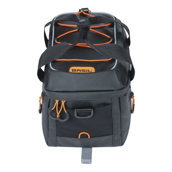 Basil Miles Tarpaulin Gepäckträgertasche MIK schwarz/orange