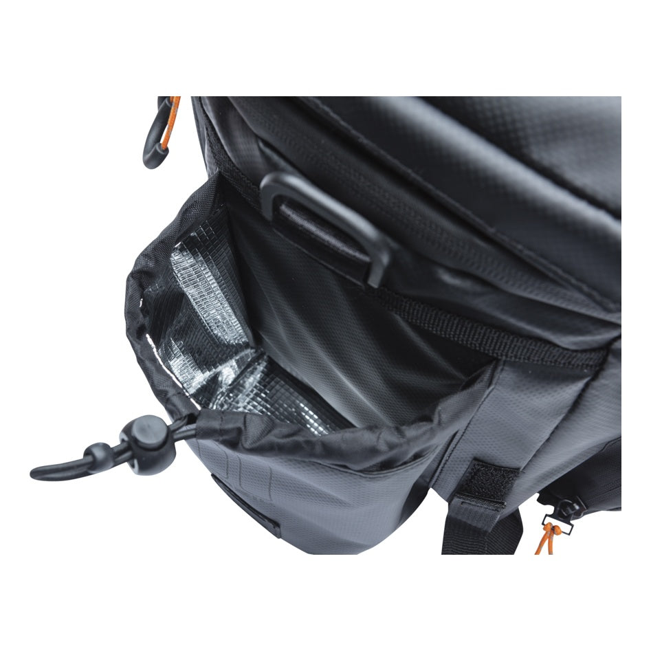 Basil Miles Tarpaulin Gepäckträgertasche XL Pro 9-36L schwarz orange