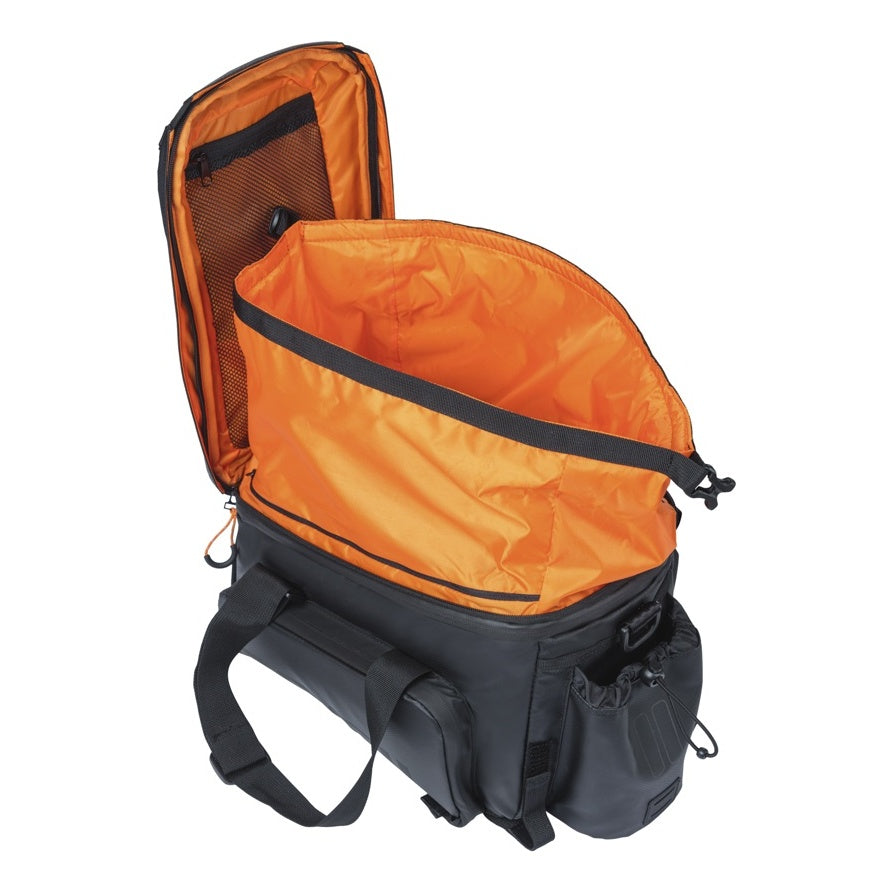 Basil Miles Tarpaulin Gepäckträgertasche XL Pro 9-36L schwarz orange