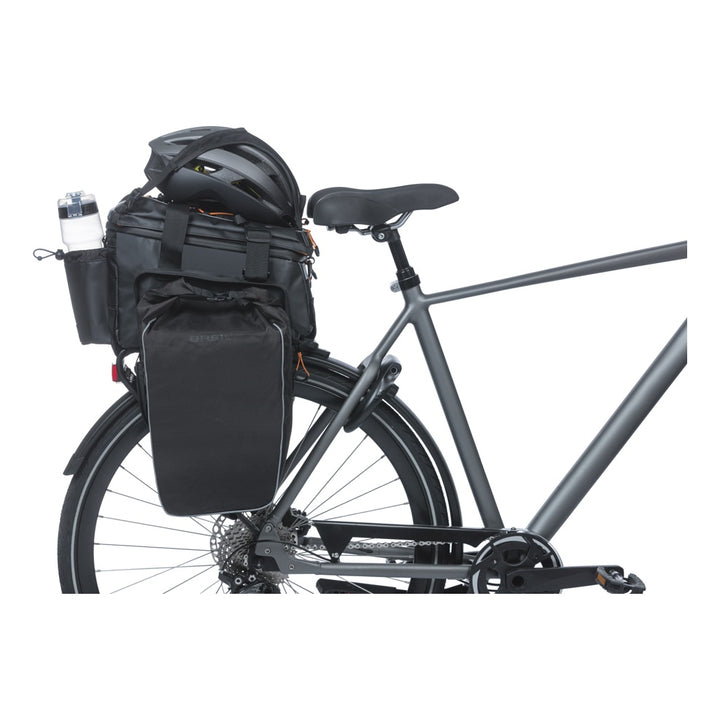 Basil Miles Tarpaulin Gepäckträgertasche XL Pro 9-36L schwarz orange
