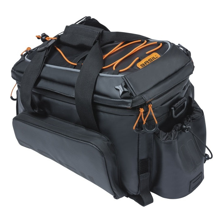 Basil Miles Tarpaulin Gepäckträgertasche XL Pro 9-36L schwarz orange