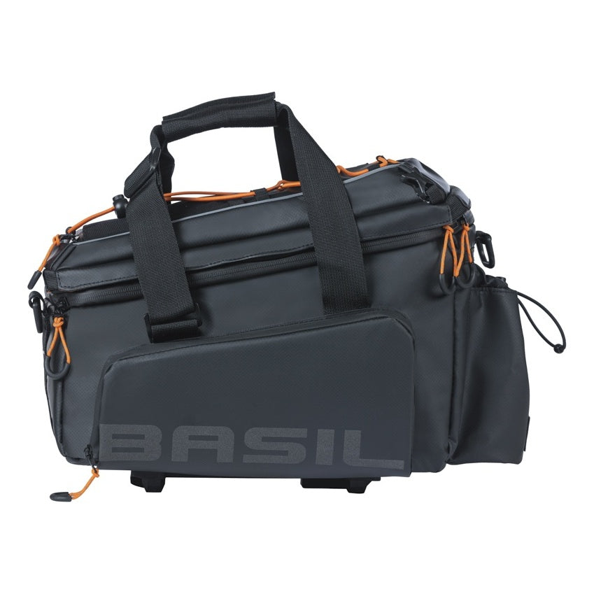 Basil Miles Tarpaulin Gepäckträgertasche XL Pro MIK 9-36L schwarz orange
