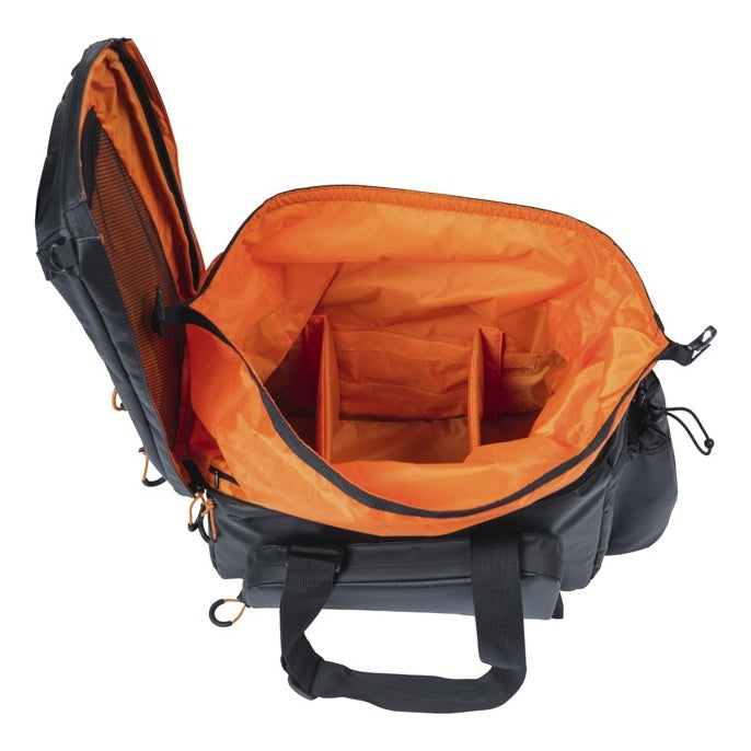 Basil Miles Tarpaulin Gepäckträgertasche XL Pro MIK 9-36L schwarz orange