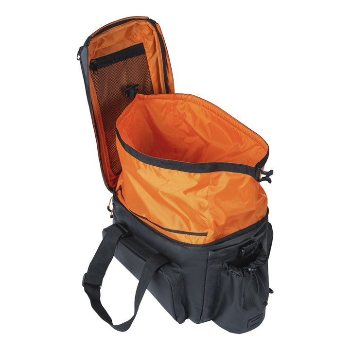 Basil Miles Tarpaulin Gepäckträgertasche XL Pro MIK 9-36L schwarz orange